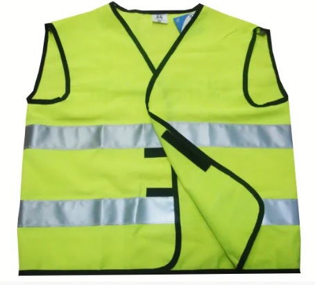 COLETE REFLETIVO AMARELO COM VELCRO Tam GG - HÉRCULES