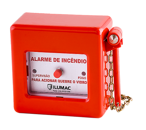 ACIONADOR DE ALARME CONVENCIONAL COM LEDS SUPERVISÃO - ILUMAC