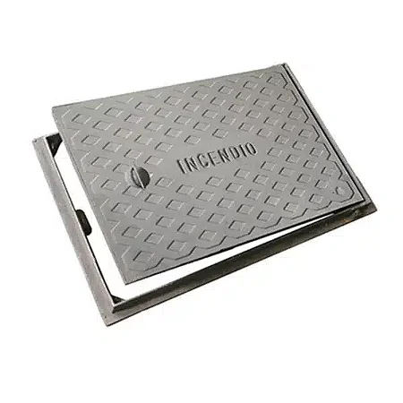 TAMPA HIDRANTE DE RECALQUE 60X40CM FERRO FUNDIDO
