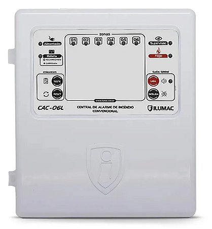 Central de Alarme de Incêndio Convencional - Ilumac - s/ Baterias