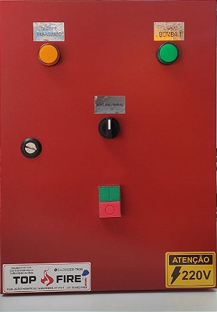 Painel Bomba de Incêndio 7,5 Cv - Botoeira 24v Ascael
