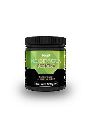 Creatina Monohidratada 500g Growth Supplements - Sem Sabor em Pó