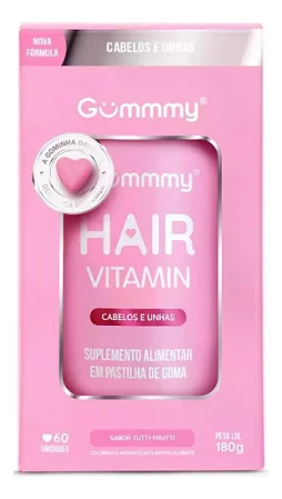 Gummy Hair Suplemento Capilar 60 gomas - 180grs