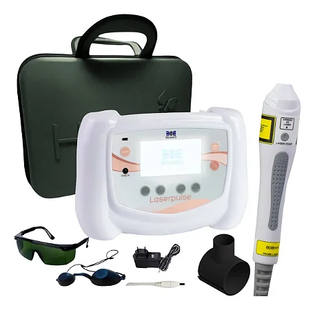 Laserpulse Portátil IBRAMED com Aplicador Probe Laser P4 808 nm e Pulseira ILIB