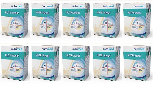 Dieta Enteral Nutri Renal 2.0 kcal 200ml Nutrimed – Kit com 10 Unidades