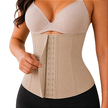 Cinta Modeladora Abdominal Esbelt 404 Algodão Redutora Postural