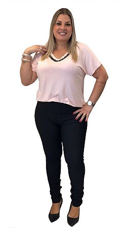 calça jeans feminina cintura alta plus size