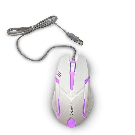 Mouse Gamer Óptico com Fio Knup KP-V40 Branco