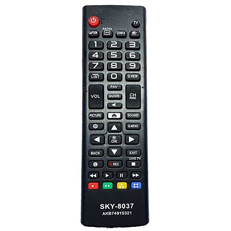 Controle Remoto Sky SKY-8037 para TV LG