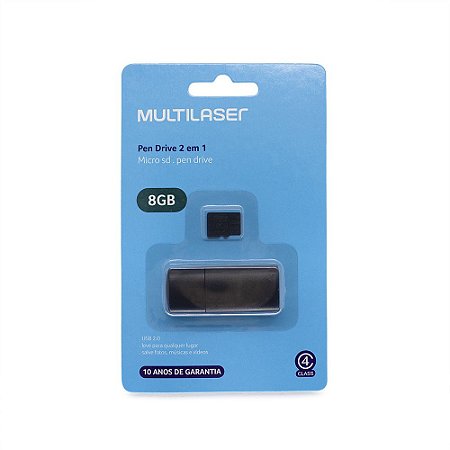 Cartão Memória Multilaser MC161 C14 8GB