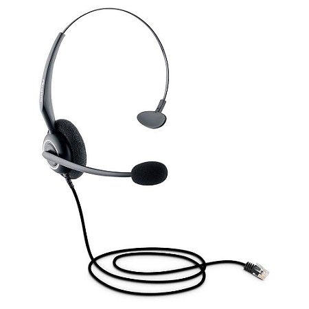Headset Telefone Intelbras CHS-40 RJ09 Preto