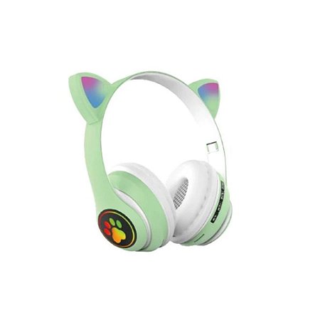Headphone Gatinho Catear VZV-23M Bluetooth Verde
