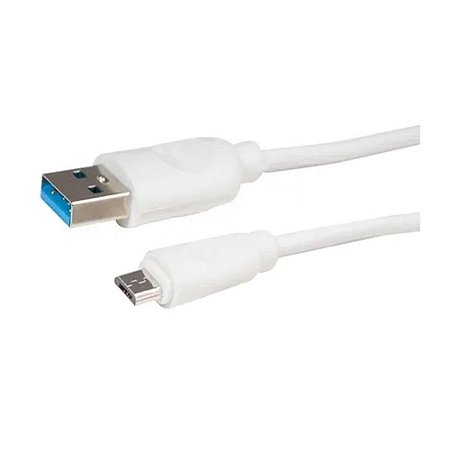 Cabo Micro USB X-Cell V8 1MT Branco