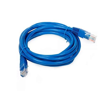Cabo Rede Patch Cat5E Plus Cable 10 Mts Azul