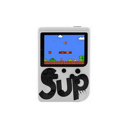 Video Game Mini Sup com Controle 400 Jogos Branco