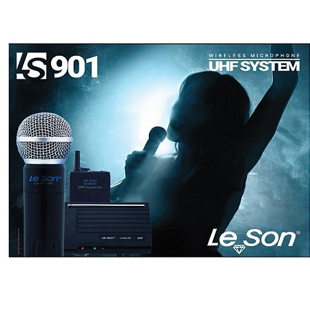 Microfone sem fio Leson LS901 UHF Headset