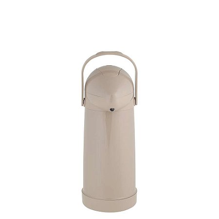 Garrafa Térmica de Pressão Nobile Mor 1L Bege
