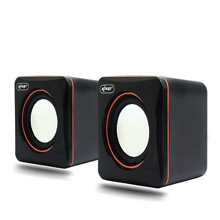 Caixa Som para Pc Knup KP-600 3W Preto