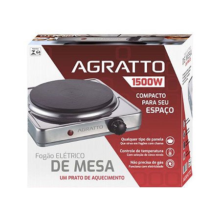 Fogão Elétrico Agratto 1 Prato FMA-01 127V 1500W