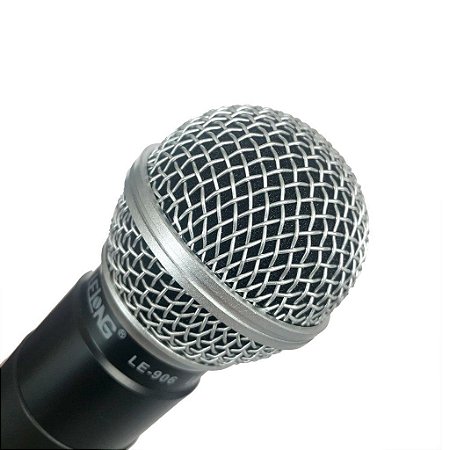 Microfone sem fio Lelong LE-906 UHF Duplo