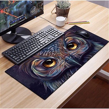 Mouse Pad Gamer Exbom MP-7035C Olhos Famintos