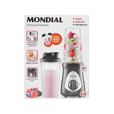 Liquidificador Personal Blender Mondial DG01 127V