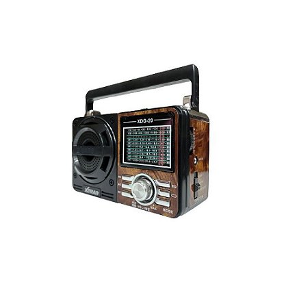 Rádio Xtrad XDG-20 AM/FM/SW 3W Marrom