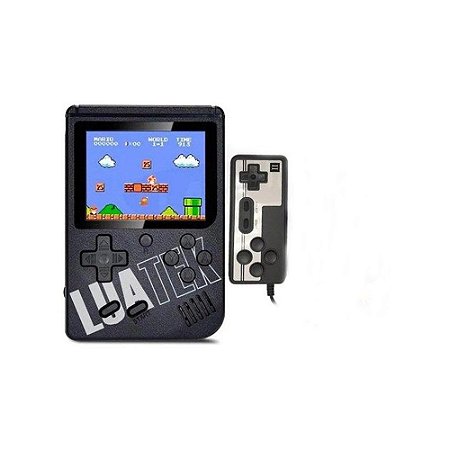 Vídeo Game Mini Luatek C/Controle LPS-501 400 Jogos Preto
