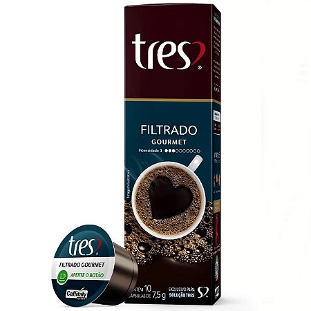 Cápsula de Café Filtrado Gourmet Três Corações