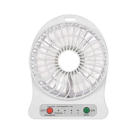 Ventilador Portátil Knup LS-902 Branco