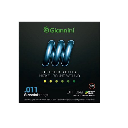 Encordoamento Guitarra Giannini GEEGST11 011