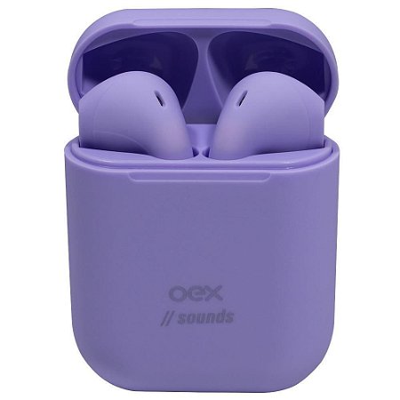 Fone Ouvido Oex Candy Tws Bluetooth Lilás