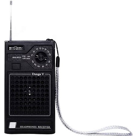 Rádio Motobras RM-PSMP32 FM-OM-OC 300W Preto