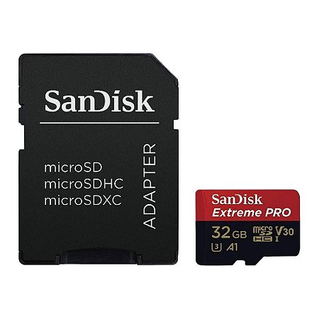 Cartão Memória Micro SD Sandisk Extreme Pro 32GB