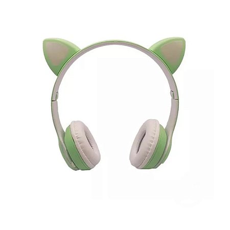Headphone Gatinho Altomex B-19 Bluetooth Verde