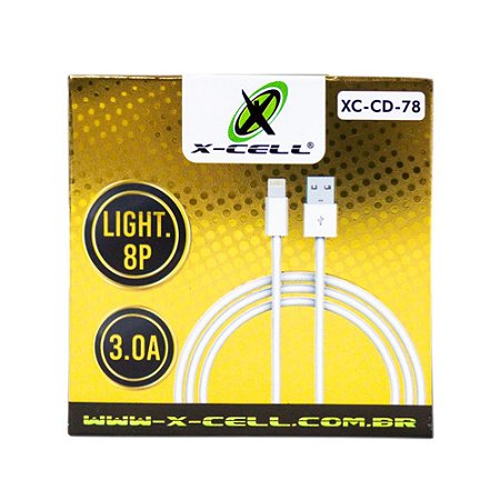 Cabo Lightning X-Cell XC-CD-78 1MT Branco