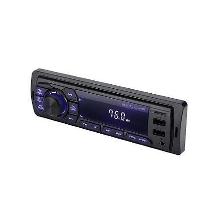 Auto Rádio Evolve Multi P3348 Bluetooth AUX/SD/USB