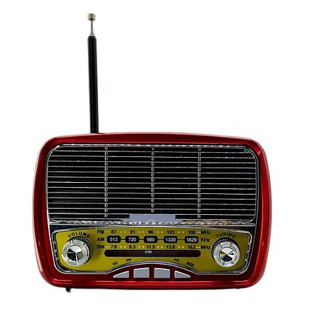 Rádio Portátil Idea ID-4035U AM/FM/SW 5W Vermelho