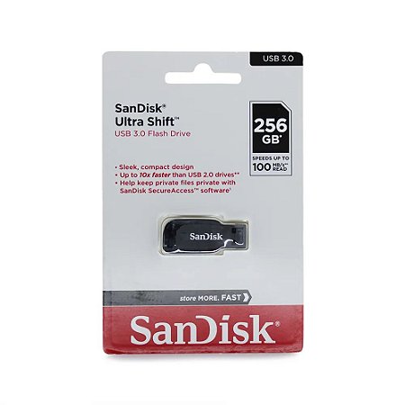 Pen Drive Sandisk Ultra Shift 3.0 256GB