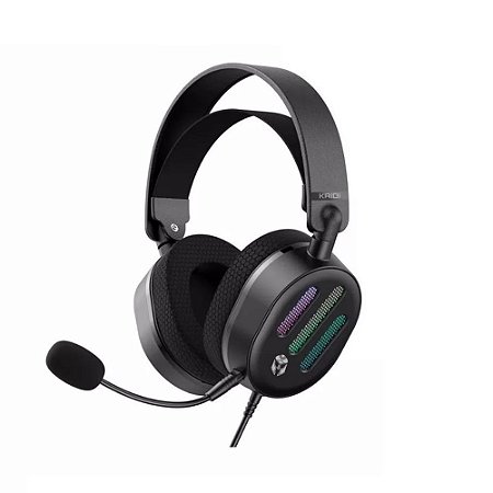 Headset Gamer Kaidi H2038U KD-G32 com Fio Preto