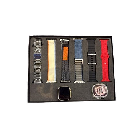 Smartwatch S9 Ultra MaxUltra com 7 Pulseiras