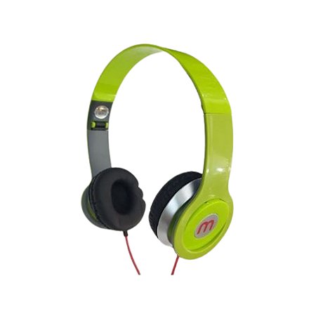 Headphone Mex com Fio e Microfone Verde
