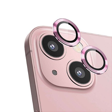 Película Hprime Câmera Iphone 15/15 Plus Rosa