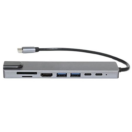 Hub USB Tipo-C 7 em 1 Tomate MTV-619