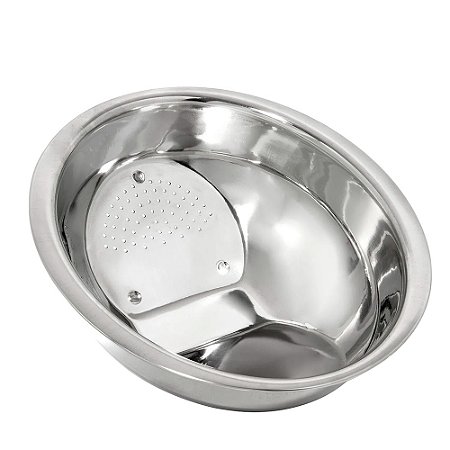 Escorredor de Arroz em Inox Em Casa Tem 25CM
