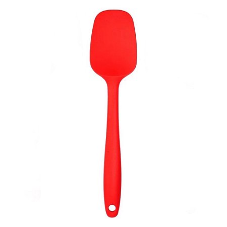 Espátula de Silicone Em Casa Tem 27Cm Vermelha