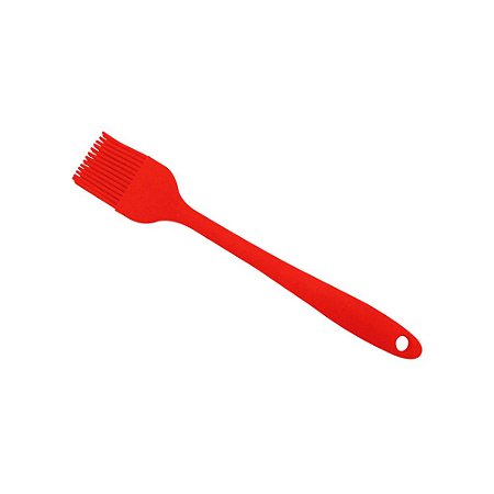 Pincel em Silicone Em Casa Tem Vermelho