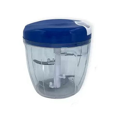 Processador Manual Em Casa Tem 900ML Azul