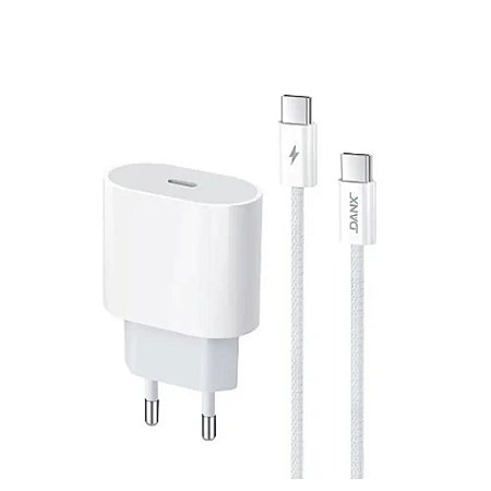 Carregador Turbo Tipo-C Danx DC41C 20W Branco