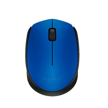 Mouse sem Fio Logitech M170 1000DPI Azul